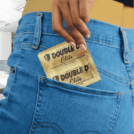 Double D Elite Condom - Regular Size - Image 4